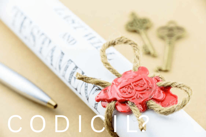 What is a Codicil?