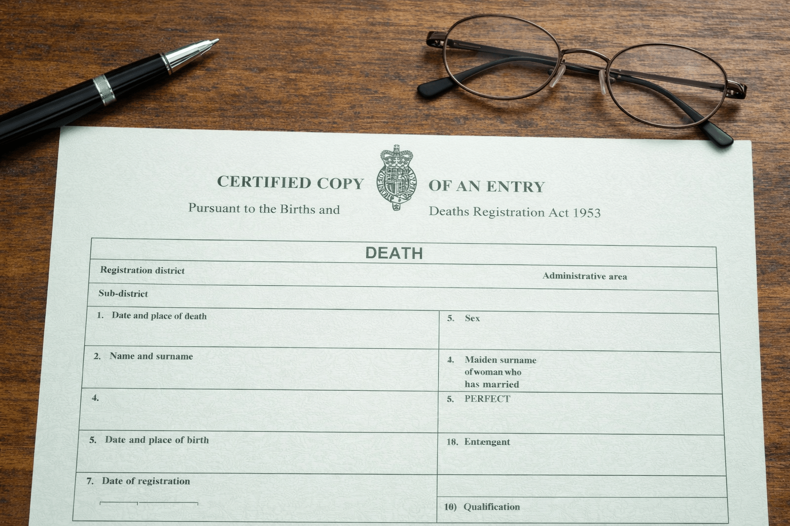 Register the Death